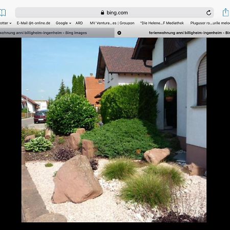 „Ferienwohnung Anni“ Billigheim-Ingenheim Zewnętrze zdjęcie